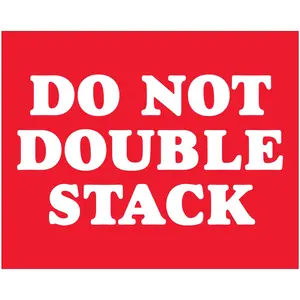 Box Partners  8 x 10 in. Do Not Double Stack Labels