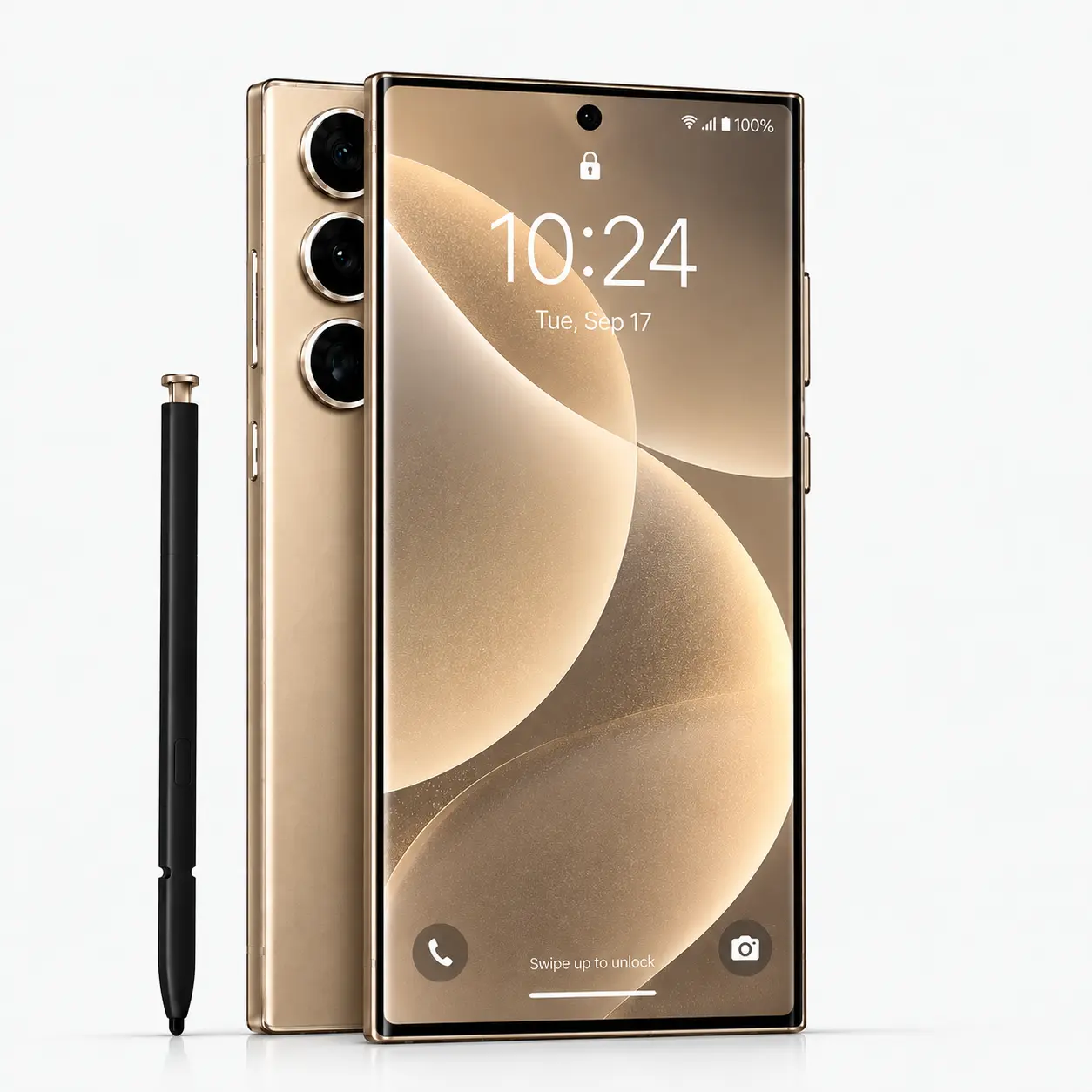 Android 14 Smartphone with Built-in Stylus, 6.8" Large Screen, 6800mAh Battery, Dual SIM, microSD Expandable Storage, Everyday Phone for Work & Travel