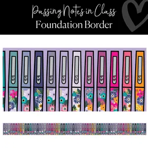 Passing Notes In Class Flair Pen Border Bulletin Board Border