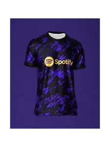Summer Barcelona Special Edition Football Jersey Men Women's Comfortable Breathable Quick Drying Motorcycle Training T-shirts Sport Top