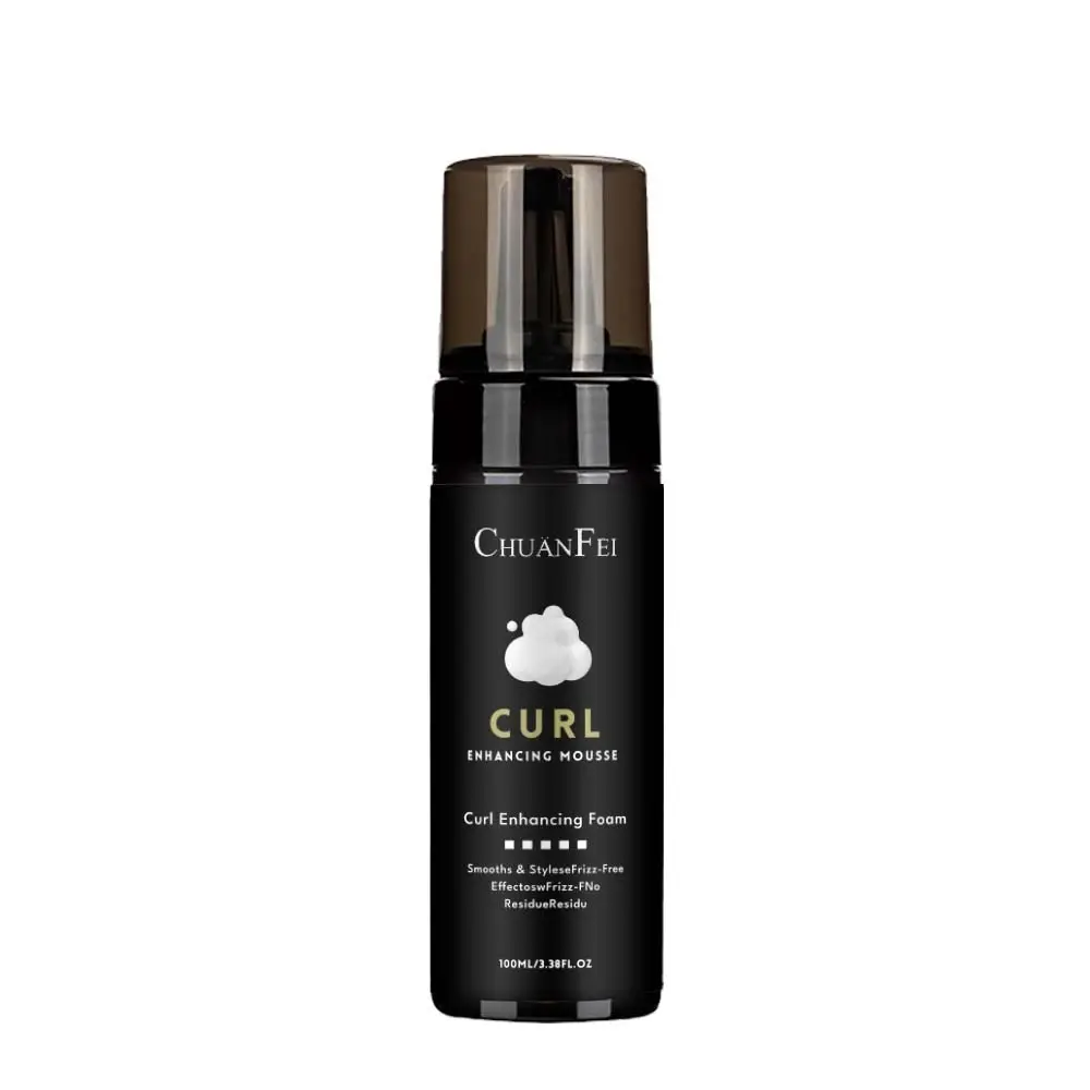 Curl Enhancing Curl Defining Curly Mousse for Daily Curl Care, Anti-Frizz Frizz Control Lightweight Styling, Contains Moisturizing Factors & Keratin, Nourishing No Residue, Haircare