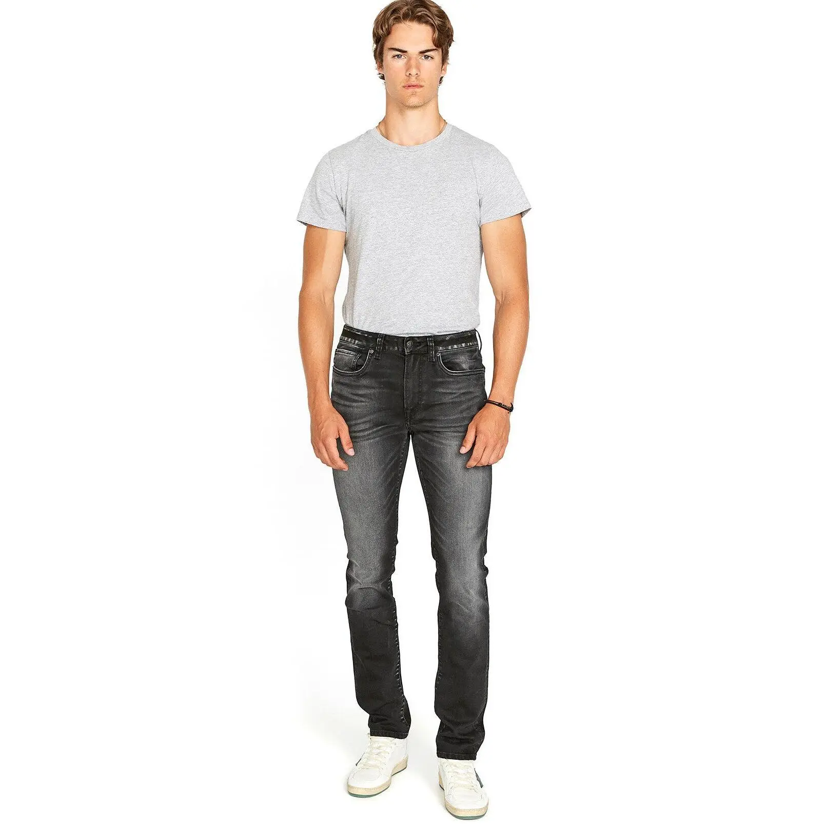 Ash Men's Slim Jeans, Dark and Sanded - BM22597