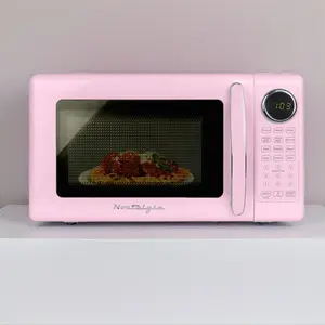 Nostalgia Retro 700W Microwave Oven – 0.7 Cu Ft Capacity