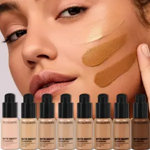 1PC Liquid Foundation Base, Not Taking Off Makeup or Drying, Moisturizing Hydrating Foundation, Waterproof and Sweat-proof, Multi-color, Natural Look, Cosmetic