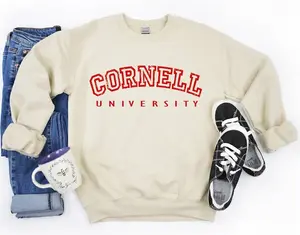 Cornell University Sweatshirt, Vintage Cornell Sweater, Retro Cornell Sweater, College Sweatshirt, Student Sweatshirt, University Gift