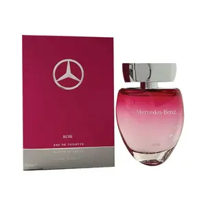 Mercedes-Benz Rose Alluring Women's Eau de Toilette (EDT) - Fruit-Flavored, Citrus-Infused, Botanical, Floral Fragrance with Blackcurrant Notes, 3.0 oz, New In Box, Fruit-Flavored Women's Fragrance, Citrus-Infused Women's Fragrance