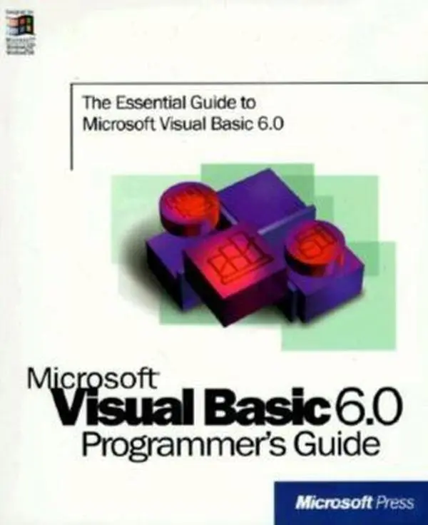 Used Microsoft Visual Basic 6.0 Programmer's Guide - Microsoft Press, Paperback, English - Beginners' Windows Tutorial for Distributing & Optimizing Code