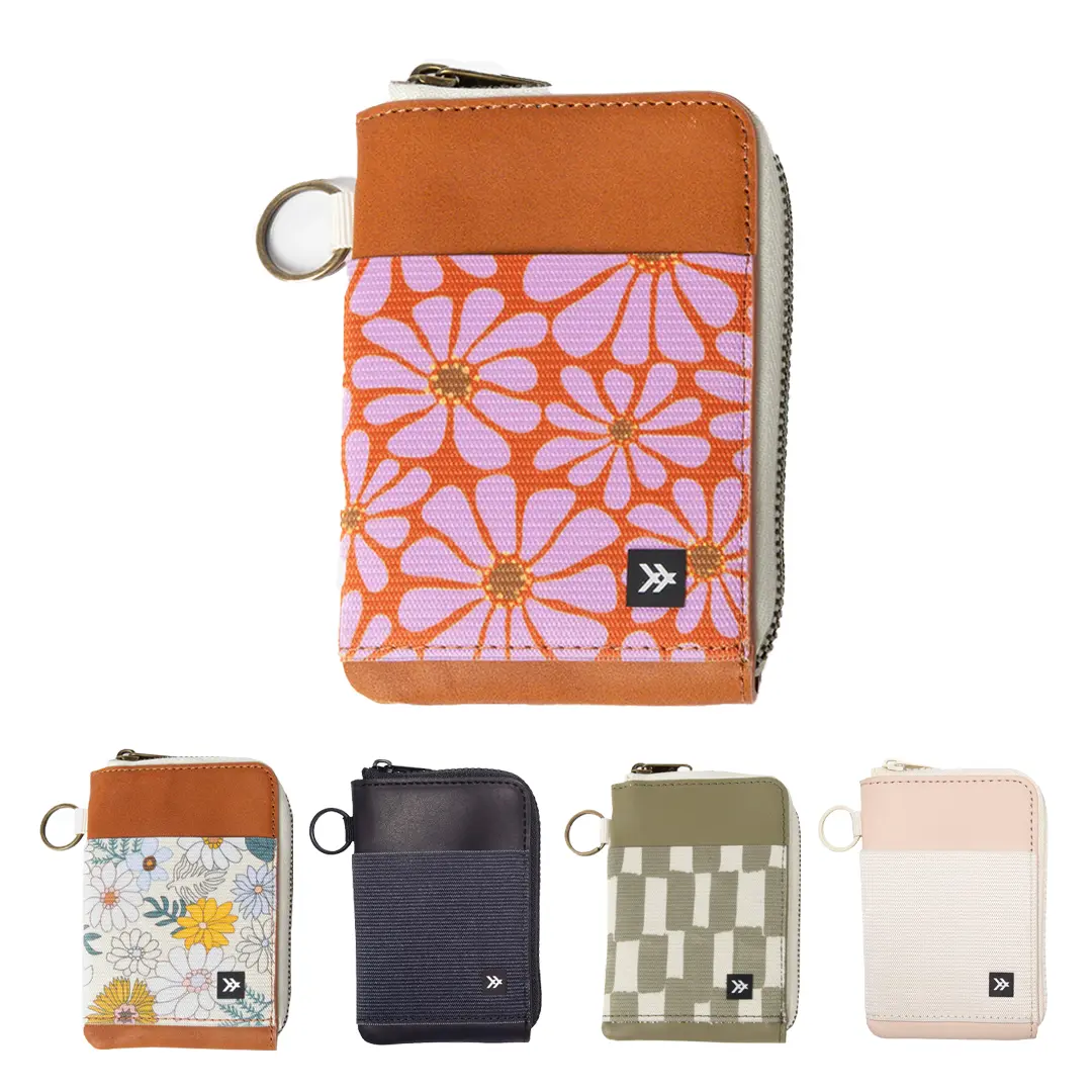 Thread Utility Leather Zip Wallet & Card Holder Thread Utility Leather Zip Wallet & Card Holder