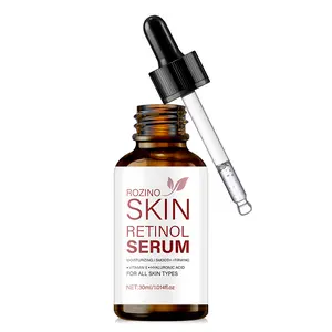 ROZINO Skin Retinol Serum for Face - Brightening, Hydrating, Smoothing, Firming, Evens Tone, Anti-Aging - 30ml