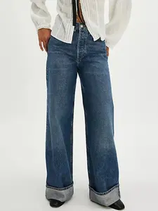 Starlie Cuffed Jeans With Pockets