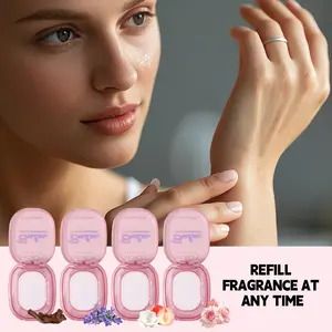 Solid Perfume Balm – “Smell Good Up Close” Skin Scent, 4 Fragrance Options, Pocket Size No-Spray Perfume for Wrists, Neck & On-the-Go Touch-Ups.