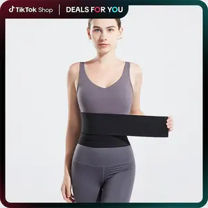 IYDoaMea 1PC Waist Wrap For Women And Men, Elastic Trainer Tape Waist Support Belt For Yoga Fitness Exercise  Womenswear Shapewear Comfort Compression Sexy Shapewear Womenswear Bridal Basic Minimalist Outdoorfun Dealsforyoudays