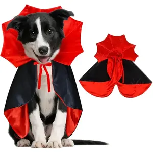 Medium Dog Halloween Costumes, Halloween Dog Vampire Cloak Costume Dog Devil Costume Pet Halloween Costume Reyox cat costume puppy halloween pet costume