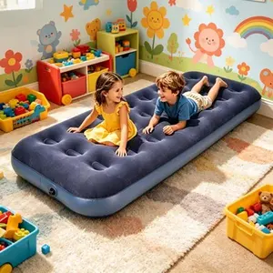 Foldable Single Inflatable Sleeping Pad, Lightweight Air Mattress for Home Camping Use