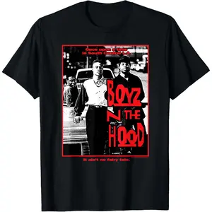 Boyz n the Hood It Ain& # 39;t No Fairy Tale Short Sleeve T-Shirt        Graphic tees Casual Cotton