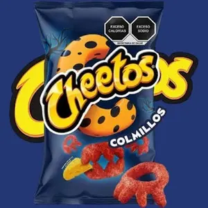 Cheetos Colmillos 100g - Crunchy Snack with Exceso Calorias & Exceso Sodio - Perfect for Snacking