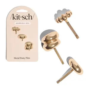 Kitsch Gold Metal Pony Pins
