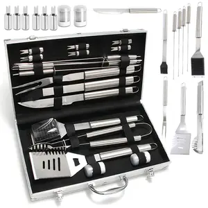 BBQ Grill Tool Set- 18 Piece Stainless Steel Barbecue Grilling Accessories