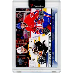 David Krejci/Alex Galchenyuk Boston Bruins/Montreal Canadiens 2016-17 Upper Deck Series 1 Hockey #200 #1/1 Card - Fanatics Authentic Certified