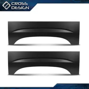 CROSSDESIGN Wheel Arch Repair Panel Upper Rear Pair fits 1999-07 Chevy Silverado GMC Sierra