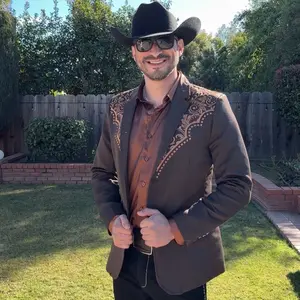 Saco Vaquero Bordado de Satin