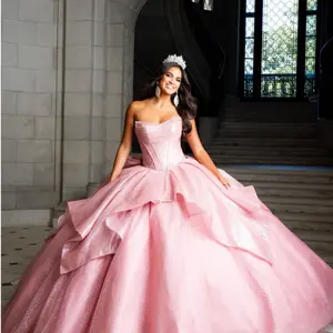 Amabella Quinceanera QA111 Dress Glitter