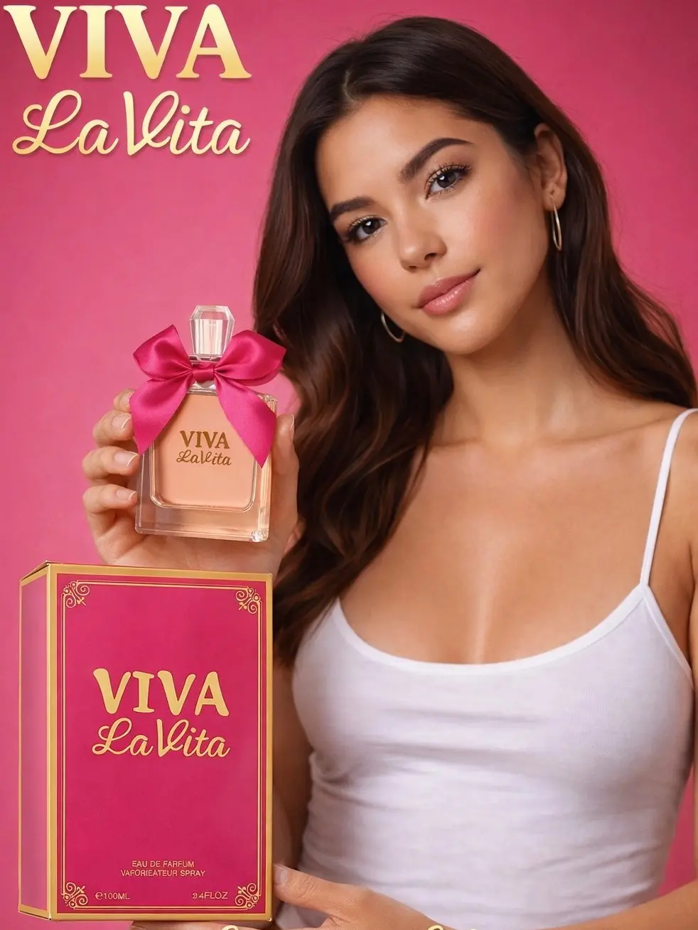 Viva La Vita Eau de Parfum for Women 100ml/3.4 Fl.oz - Fragrance