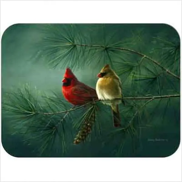McGowan TT92061 Tuftop Cardinals and White Pine Small Chopping Board - Kitchen Countertop Chopping Board, Countertop Chopping Boards