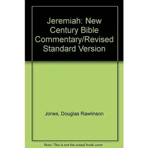 USED-Jeremiah (New Century Bible Commentary) by Douglas Rawlinson Jones (Paperback)