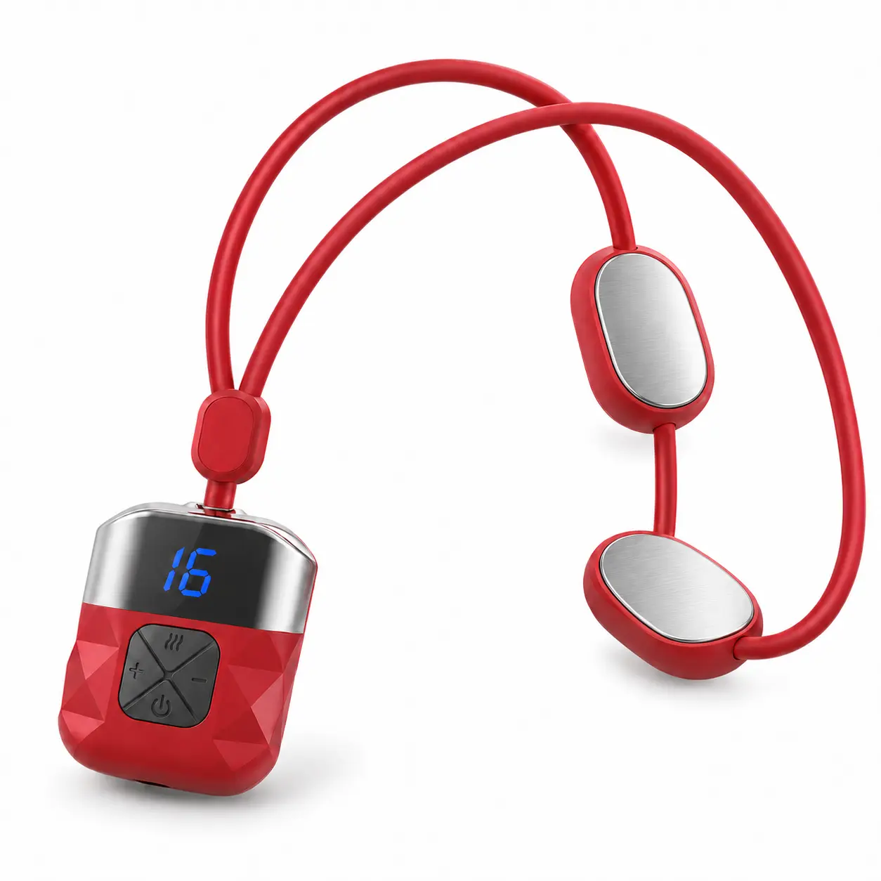 Doin.Me Cordless Neck Relaxer - Heating & Microcurrent Self Care Gadget, Pocket-Size Portable Massager for Desk & Travel Use, Compact for Neck, Shoulders, Back, Arms, Thighs, Adulting Cool Gifts for Adults, Portable Massagers