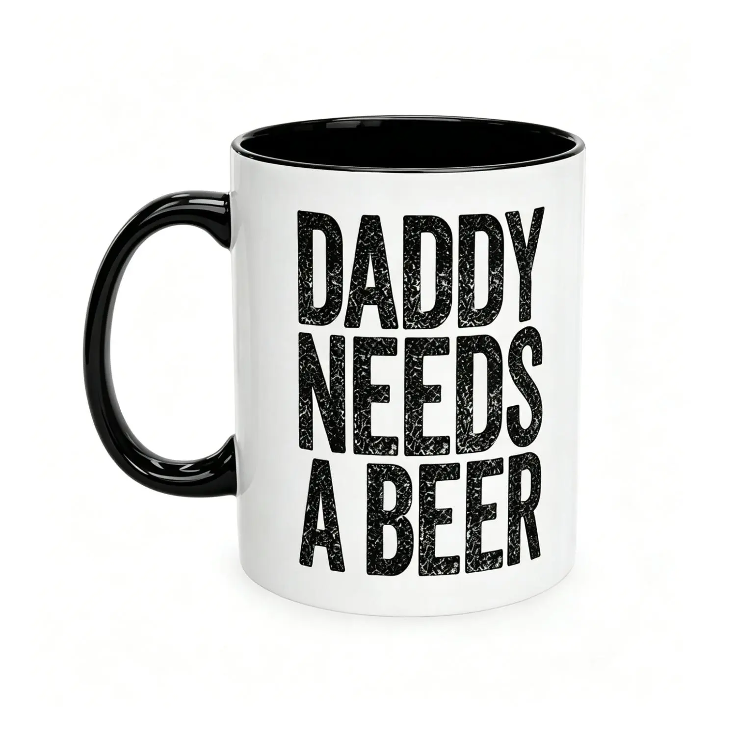 Funny "Daddy Needs A Beer" Mug - Perfect Gift for Husbands & Dads Last-Minute Fathers Day Win: "Daddy Needs A Beer" Coffee Mug Distressed "Daddy Needs A Beer" Mug - For The Chill Dad Who Loves Beer