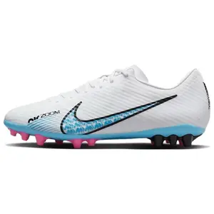 Nike Zoom Vapor 15 Mercurial Academy AG Soccer Cleats for Men and Women – White and Blue Verifiable, with credentials and supporting global authentication