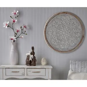 11.5" Chocolate Bunny With Baby by Valerie