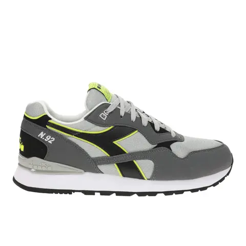 diadora Mens N.92 Lace Up Dd Comfort Sneakers Shoes Casual - Grey