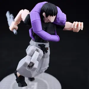 9L3D Articulated Poseable Figure Lucky Dummy13 Toji Fushiguro Jujutsu Kaisen Inverted Spear Of Heaven Soul Liberation Blade Toys