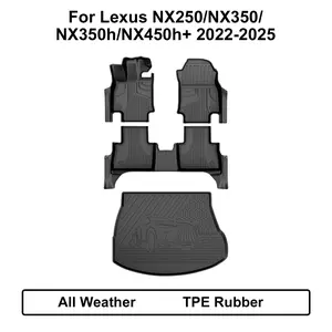 All-Weather Protection Car Floor Mats, Cargo Trunk Liners for Lexus NX250, NX350, NX350h, NX450h+ 2022-2025
