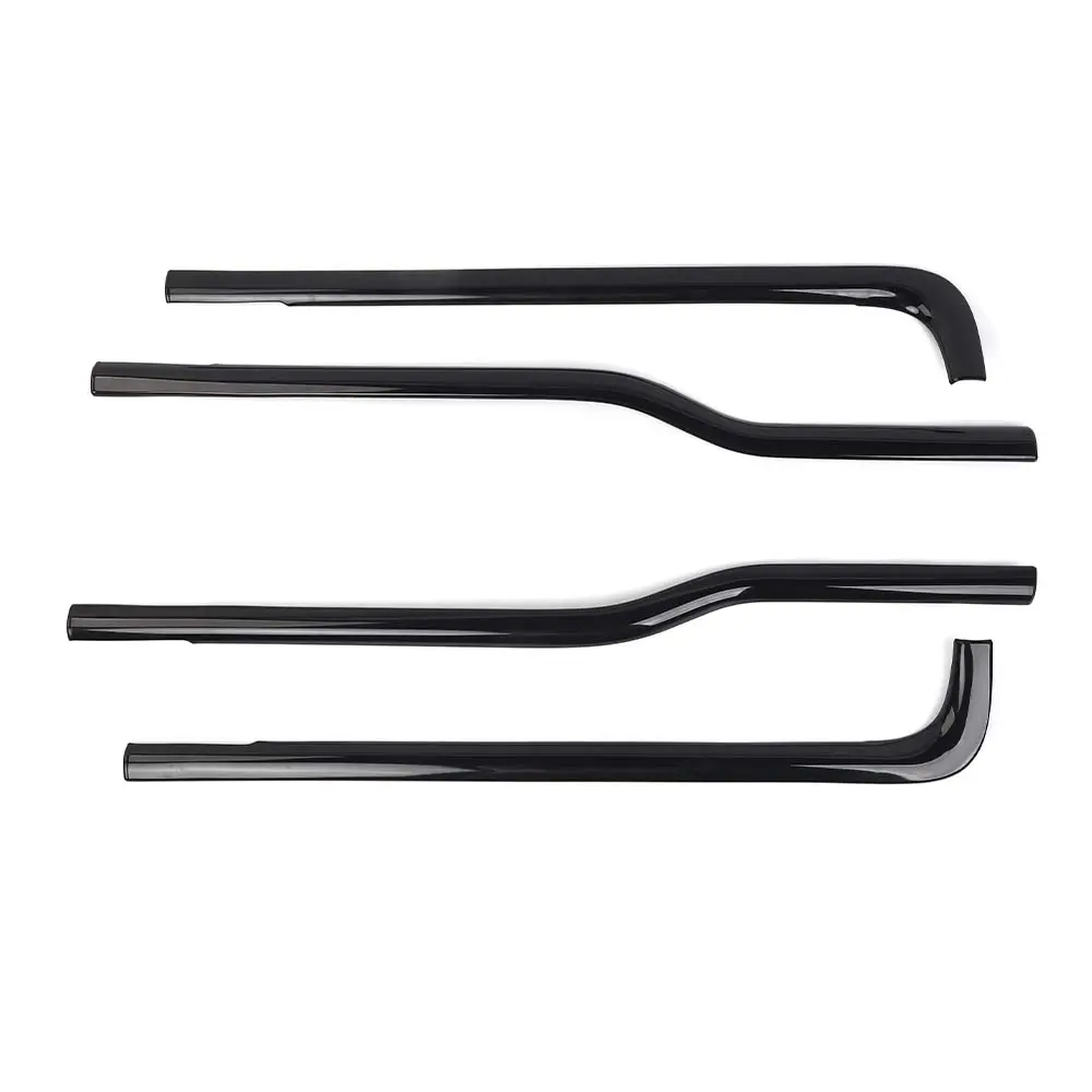 Carbon Fiber Window Bottom Sill Strip Trims, Car Exterior Decoration Car Accessory, Auto Part for 2009-2014 Ford F150 Raptor 4-Door Vehicles