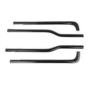 For 2009-2014 Ford F150 Raptor 4 Door Window Bottom Sill Strip Trims car exterior accessory carbon fiber
