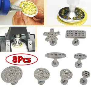 8-Piece Aluminum Alloy Dent Puller Set, Tool for Repairing Unpainted Dents, Car Damage Remover, Automotive Repair Kit