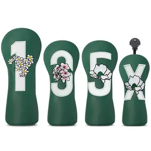 Sakura Series Golf Club Head Cover, Waterproof & Durable Material, Best Protection for Your Golf Club, Essential Golf Accessory, Golf Wedges