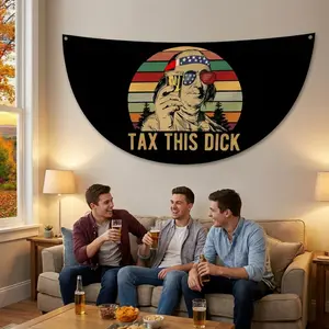 Tax this Dih flag, Funny banners