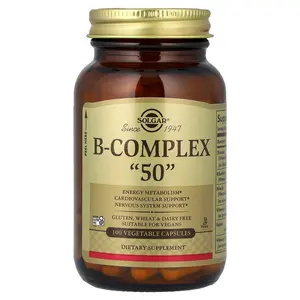 Solgar B-Complex "50", 100 Vegetable Capsules
