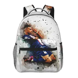 Big Capacity Soccer2026 Travel Backpack Sturdy Laptop 2026 World Football Bag Carry On French Players Anime Backpack Funny Cartoon Casual Daypack Office Work Bag for Colleagues, Anniversaries & Holiday Presents