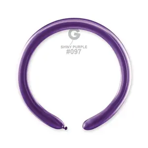 Gemar Balloons USA Shiny Purple #097 Balloon 2" (260) - Perfect for Celebrations and Events
