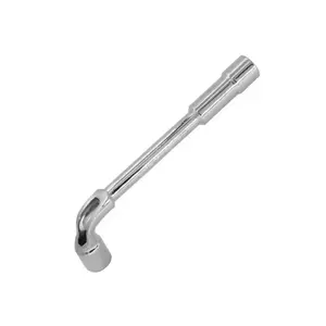 Wrench Tool with Mirror Finish and Hole, L-Shaped Socket Wrench for Easy Grip, 7-Shape Milling Hand Tool for Precision Work