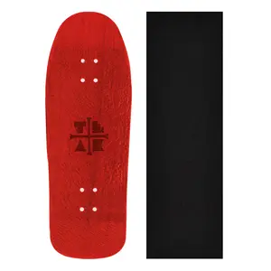 Carlsbad Cruiser Wooden Fingerboard Deck, "Cherry Red" - 34mm x 100mm