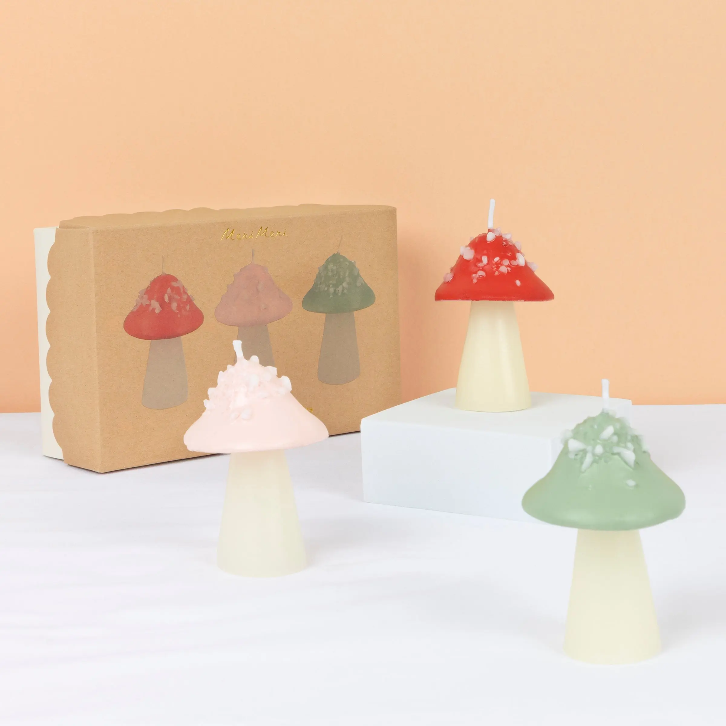 Mushroom Candles (x 3) Mushroom Candles (x 3)