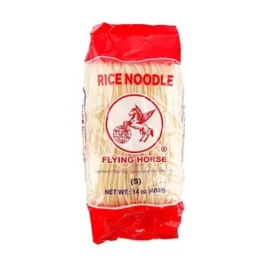 FLYING HORSE Special Grade Rice Noodles Pho Noodles 400g - Authentic Vietnamese Kway Teow for Soups, Stir-fries, and Dry Dishes