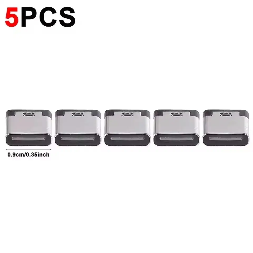 5-20PCS Type-C 2Pin Solder Wire Waterproof USB C Pigtail Cable Extension Power Cord Plug-In Board Quick Charging USB-C Connector NONE