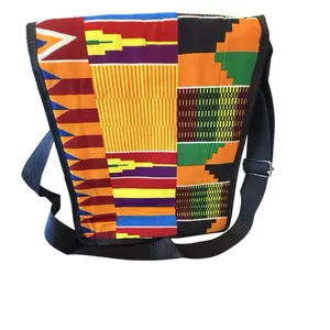 Kente Pattern Crossbody Bag - Compact Size, User-Friendly, Versatile, Efficient, Practical, Functional, Style, Work, Leisure